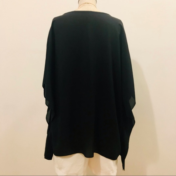 Modern Kiwi.com black kaftan tunic. One Size. New without tags. No trace of wear - Picture 11 of 12